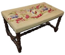 ANCIEN BANC EN NOYER TOURNÉ