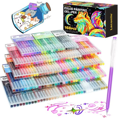 Lot 168 stylos gel - de,