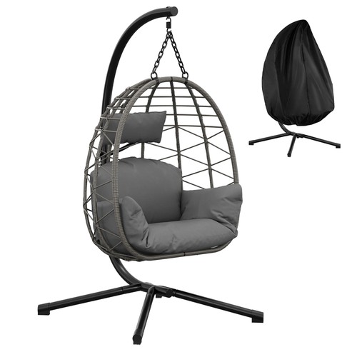 Fauteuil œuf suspendu - , pliable