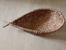 Ancien Petit Panier En Osier