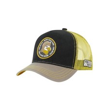 Casquette Von Dutch Noire et Jaune Eagles Baseball Custom-Taille unique