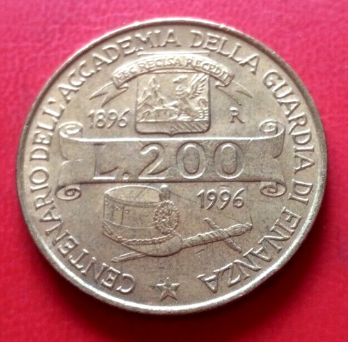 Monnaie italie 200 lire - monnaie,