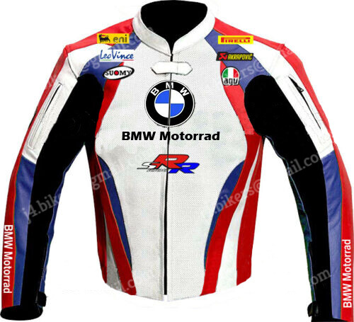 Bmw veste motard en cuir - de,