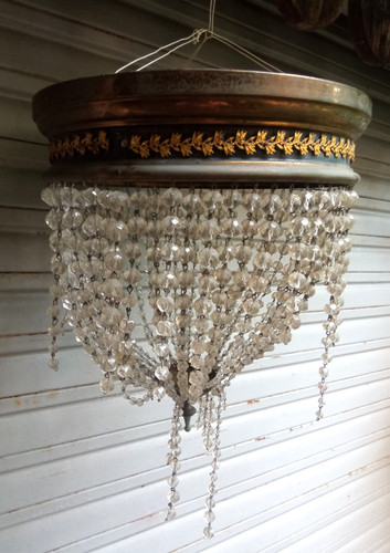 Ancien lustre montgolfière - montgolfière, de