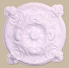 Rosace de plafond en Plâtre