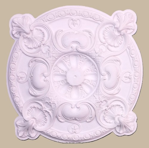 Rosace plafond plâtre - rosace, de