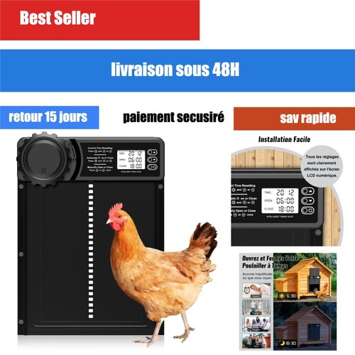 Porte automatique poulailler
