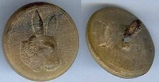 Worship button - unidentified crew in horn d=23mm hare head