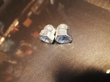 x2 ÉCROUS BORGNE M8 EN ACIER