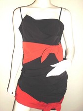 MOULANTE COURTE ROBE CLASSIC RINASCIMENTO FINE BRETELLE REGLABLE NOIR T:38