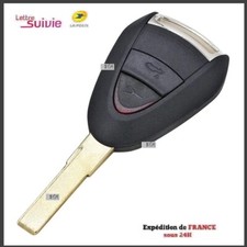 BOITIER Coque Clé CLEF PLIP Télécommande PORSCHE BOXSTER 911 997 CAYMAN 2 BOUTON