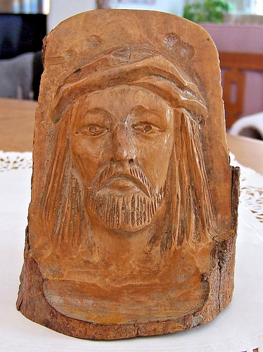Sculpture visage christ sur - sculpture,