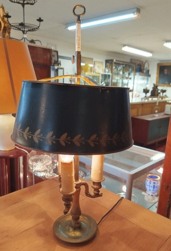 Lampe bouillotte bronze feux - lampe,