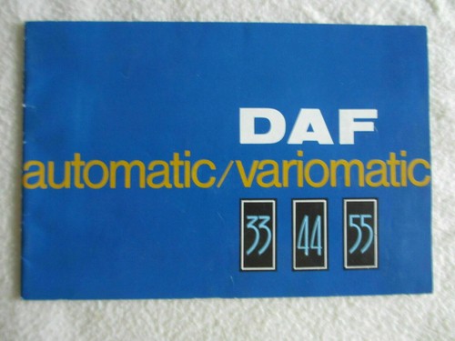 Daf automatique variomatic - daf,