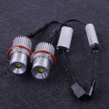 40W LED Angel Eyes Marker Light Bulb Error Free Fit For BMW E39 E60 Halo Ring ht