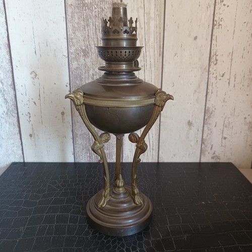 Ancienne lampe pétrole en - lampe,