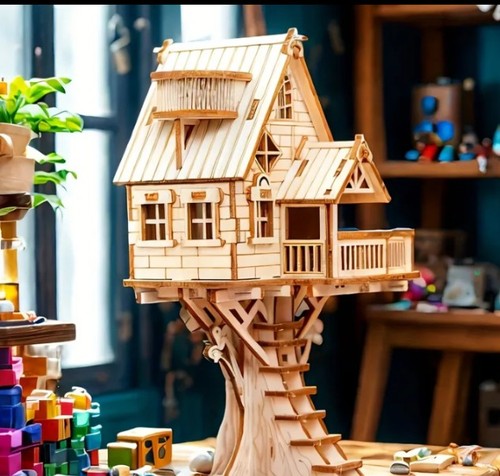 Puzzles maison arbre - maison, d'arbre