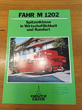 Original brochure Deutz Fahr M1202 combine harvester tractor brochure E