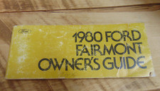 1980 Ford Fairmont Owners Manual User Guide - 195 pages