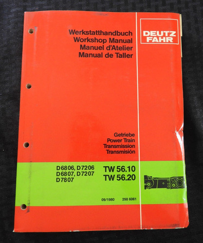 Deutz fahr 6806 6807 7206 - 6807,