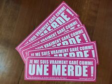 Lot de 5 autocollants