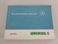 Service manual/maintenance manual blank Mercedes Benz Unimog 404-S from 10/1974