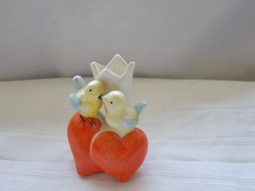 Ancien petit vase - ancien, oiseaux