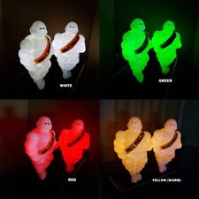 14" Bibendum Michelin Man Collectible Doll+Color LED Ads Tire Decor Welcome Sign