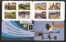 2018 Carnet Adhésif BC 1540 PAYSAGES DE FRANCE NEUF** NON plié LUXE