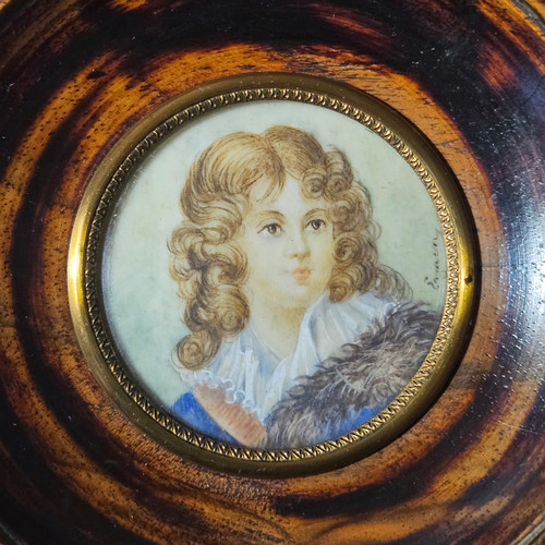 Miniature peinture époque - peinture, –