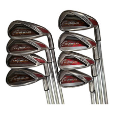 Callaway Diablo Edge Irons Set 4-9 Pitching Sand Wedge RH Steel Shaft Golf Clubs