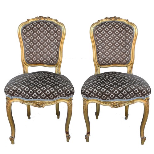 Chaise bois doré - style, louis