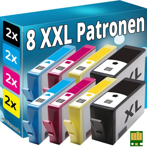 Cartouches encre pour hp - 8x,