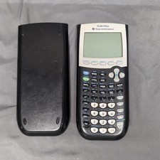 Texas Instruments TI-84 Plus Graphing Calculator W/ Cover Tested Working