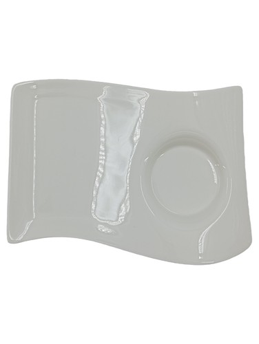 Villeroy boch soucoupe blanc - &,