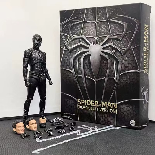 Figurine spider man black - figurine,