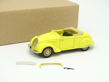 Record Kit Monté Résine 1/43 - Peugeot 202 Cabriolet Jaune