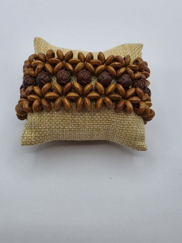 Bracelet manchette perles - bracelet,