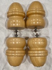 4 Wooden Furniture Legs/ Feet