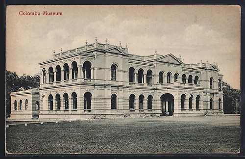 Carte postale colombo - postale, musée