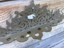 Bronze wall mount billiard tail pipe door old shelf 19th century Napoleon