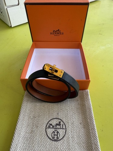 Bracelet hermes kelly double - bracelet,
