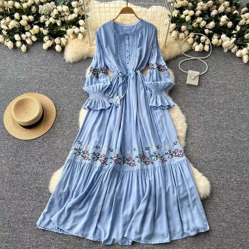 Robe longue chasuble - robe,