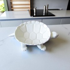 Germany. Berlin. White Porcelain Turtle Shaped Salt Pan