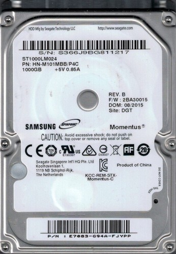 St1000lm024 m101mbb p4c - st1000lm024, hn-m101mbb/p4c