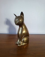 Statuette Chat en Laiton