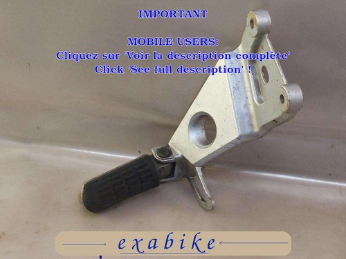 Platine repose pied - platine, arriere