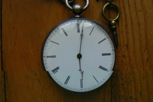 Montre gousset argent massif - montre,