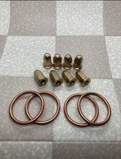 Zephyr 400 Muffler Gasket Gold Nut Set Outlet Used
