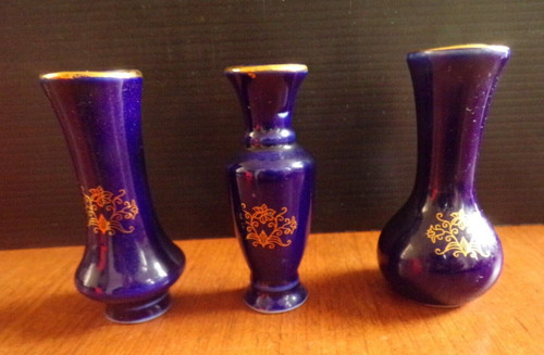 Mini vases bleu - , cobalt